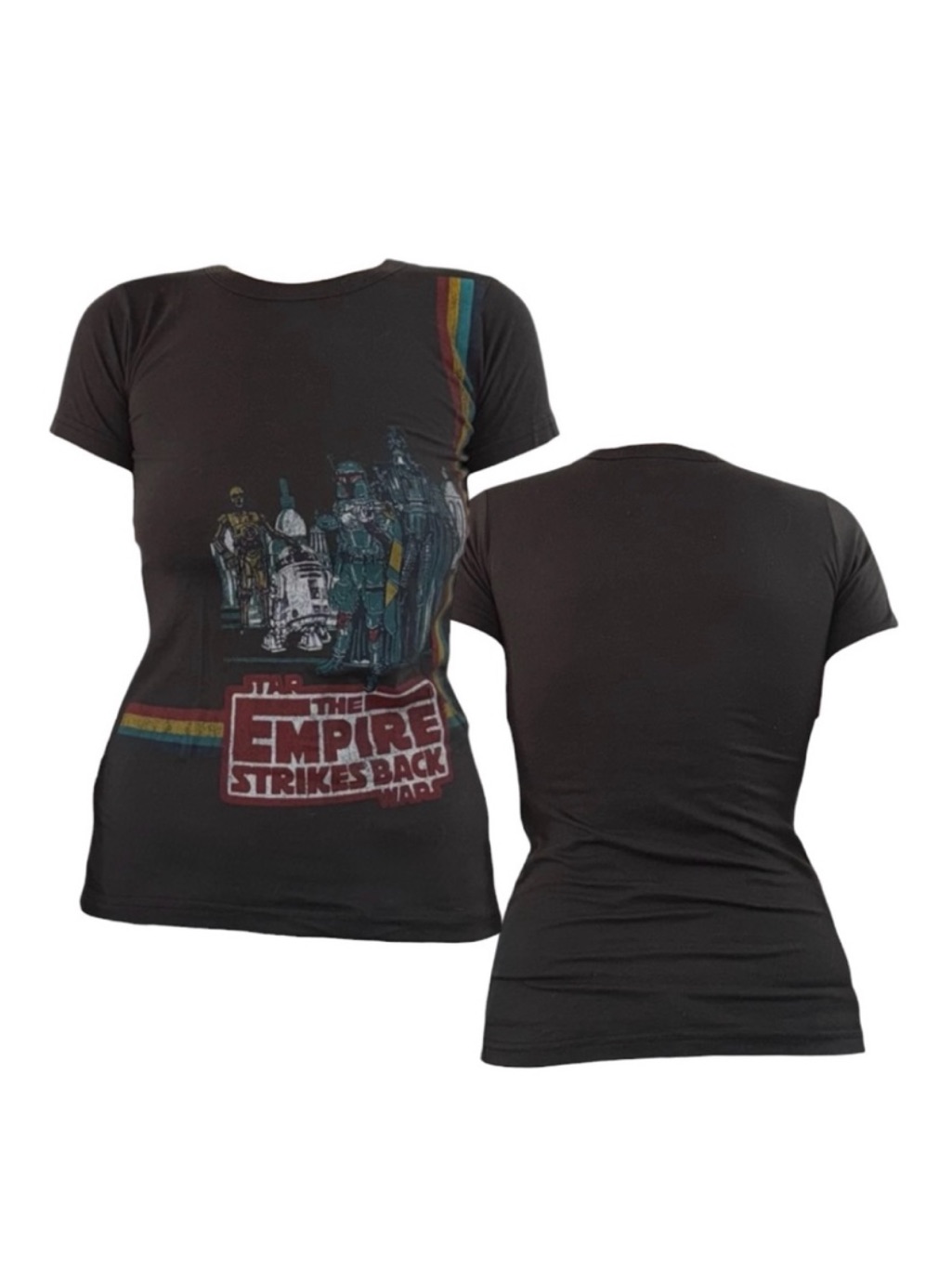 The Empire Strikes Back Black Graphic Tee
